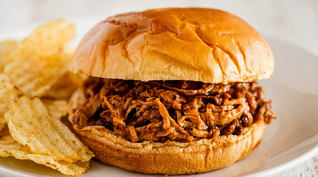 BBQ Brisket Sandwich.