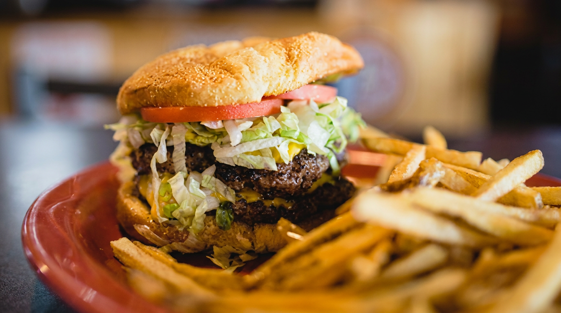 The green chile cheeseburger