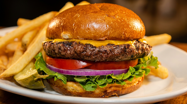 1/4 lb Burger Combo.