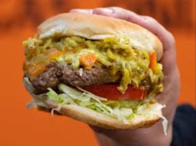 Green Chile Cheeseburger.